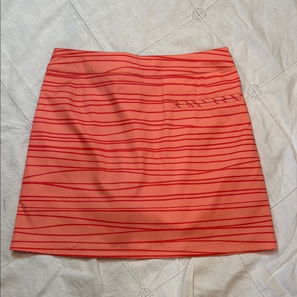 Puma Women's Striped Coral Skort size L - Picture 7 of 9